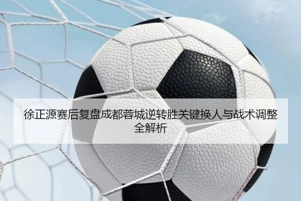 徐正源赛后复盘成都蓉城逆转胜关键换人与战术调整全解析